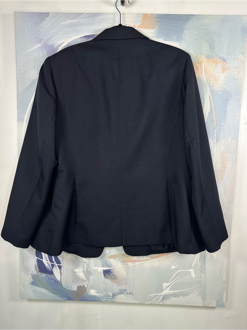 Jones Studio Separate 16W Black 2 Piece Pantsuit Blazer Trouser Career Suit 1164 - Picture 5 of 16